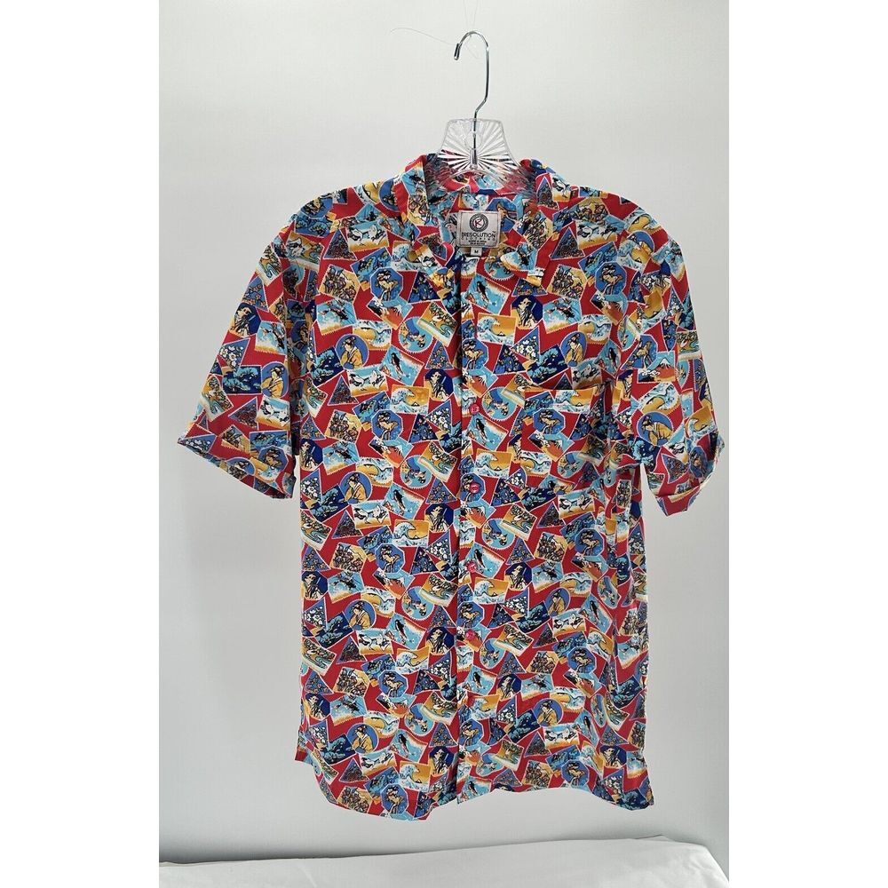 Hawaiian Shirt Pattern Shirt Rare Skaters Shirt Skating Gear Resolution Size‎ M